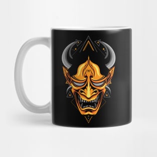 hanya oni mask Mug